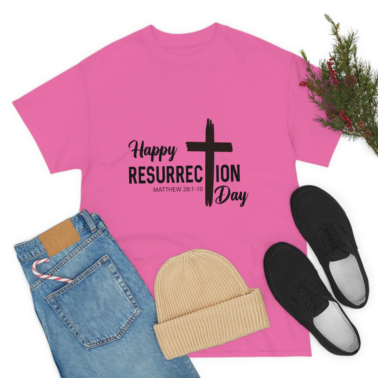 Happy Resurrection Day Unisex Heavy Cotton Tee