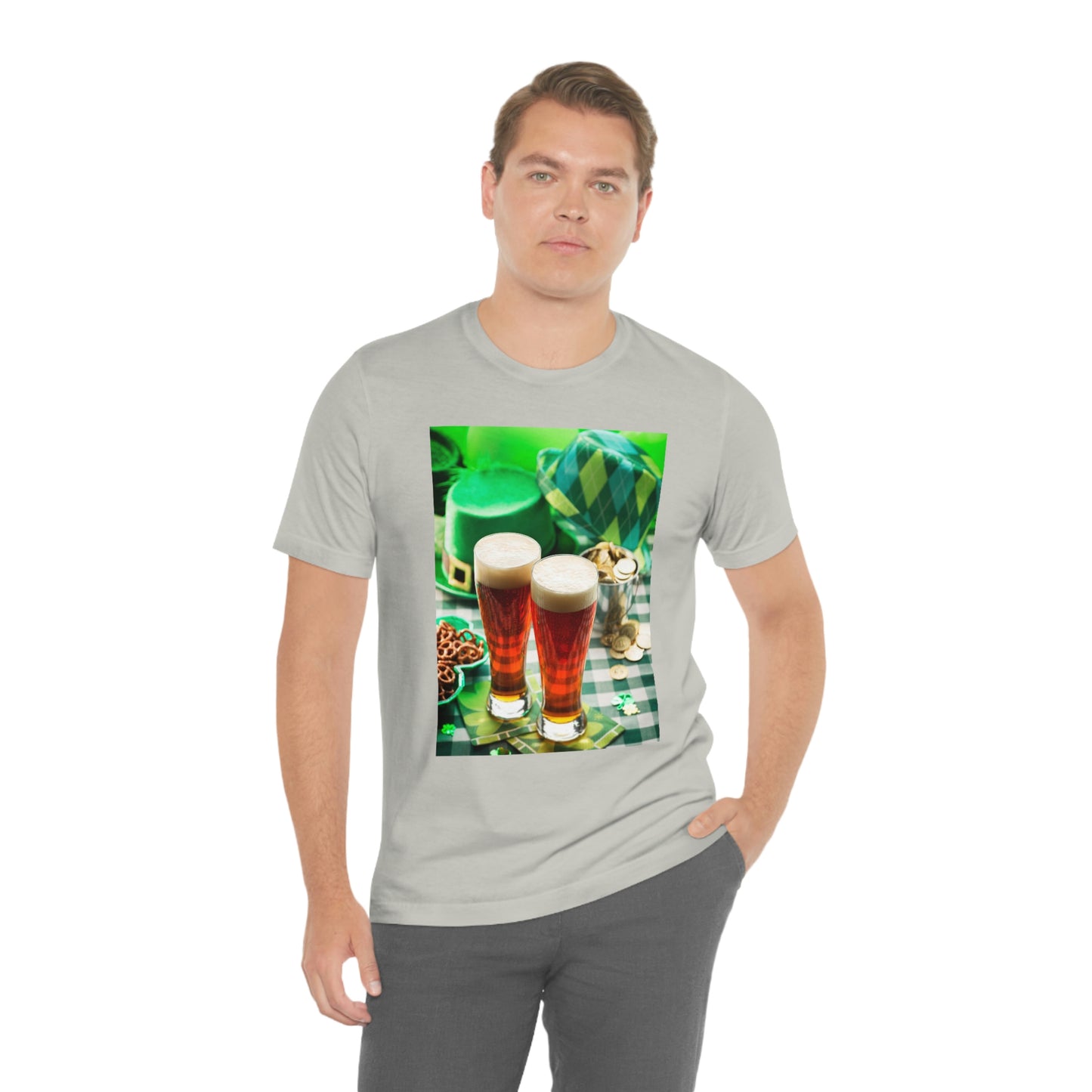 St Patrick's Black Unisex Jersey Short Sleeve Tee