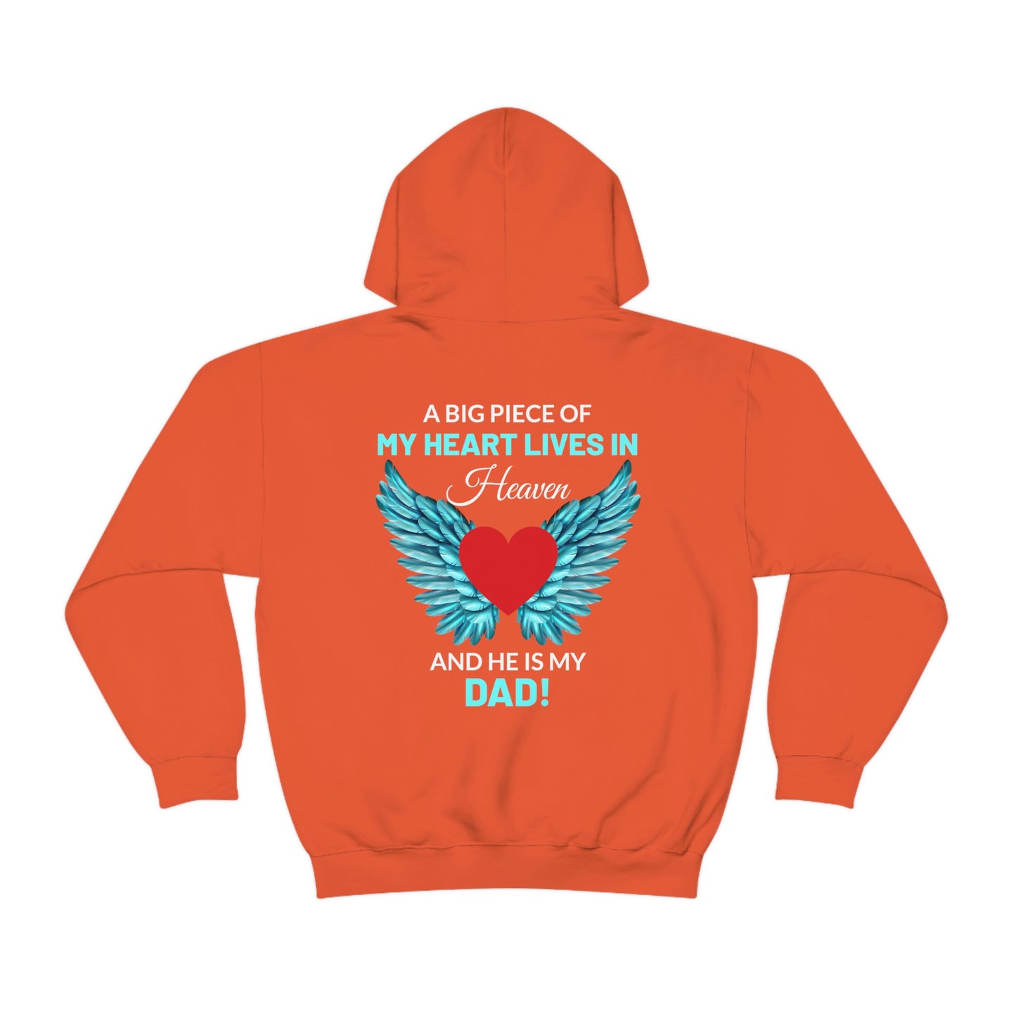 My Heart Lives In Heaven Unisex Heavy Blend™ Hooded Sweatshirt