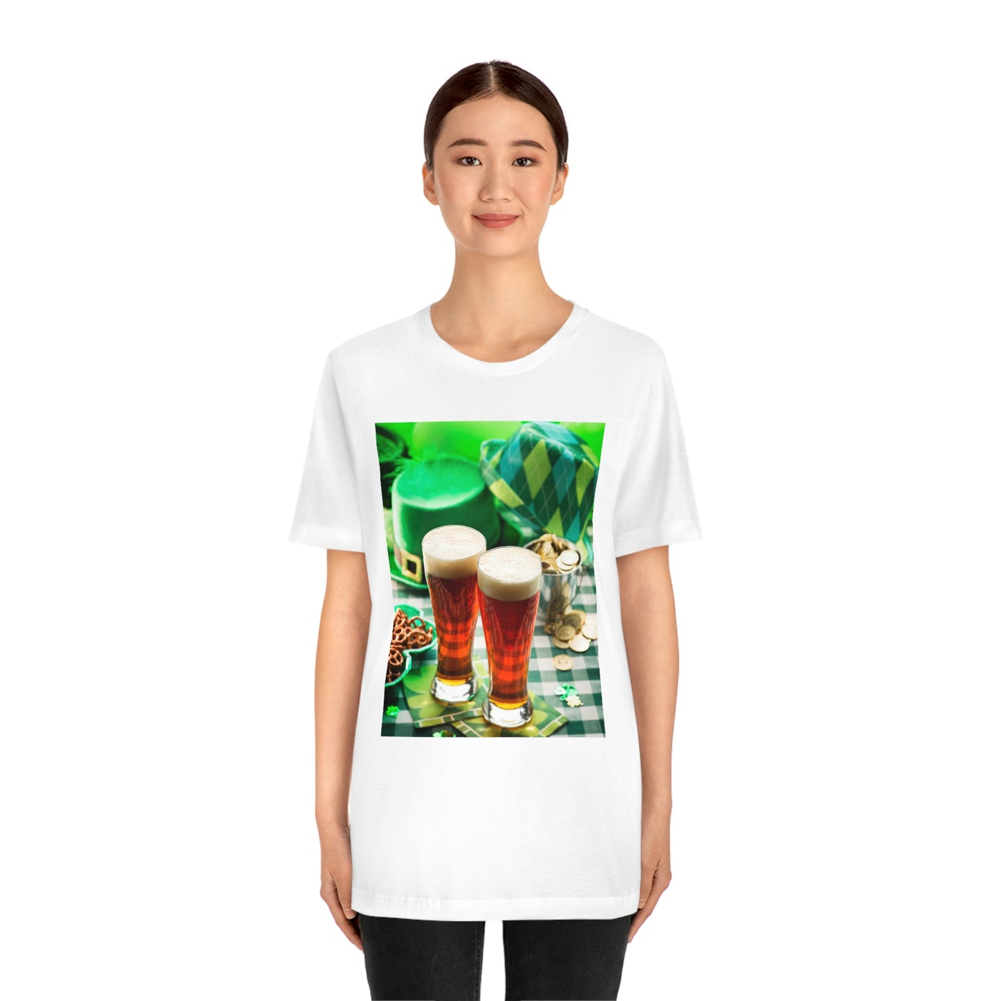 St Patrick's Black Unisex Jersey Short Sleeve Tee