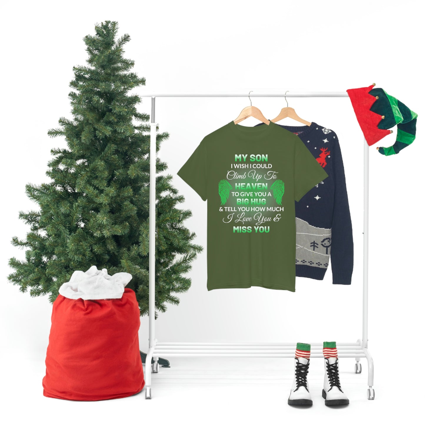 My Son I Miss You Unisex Heavy Cotton Tee
