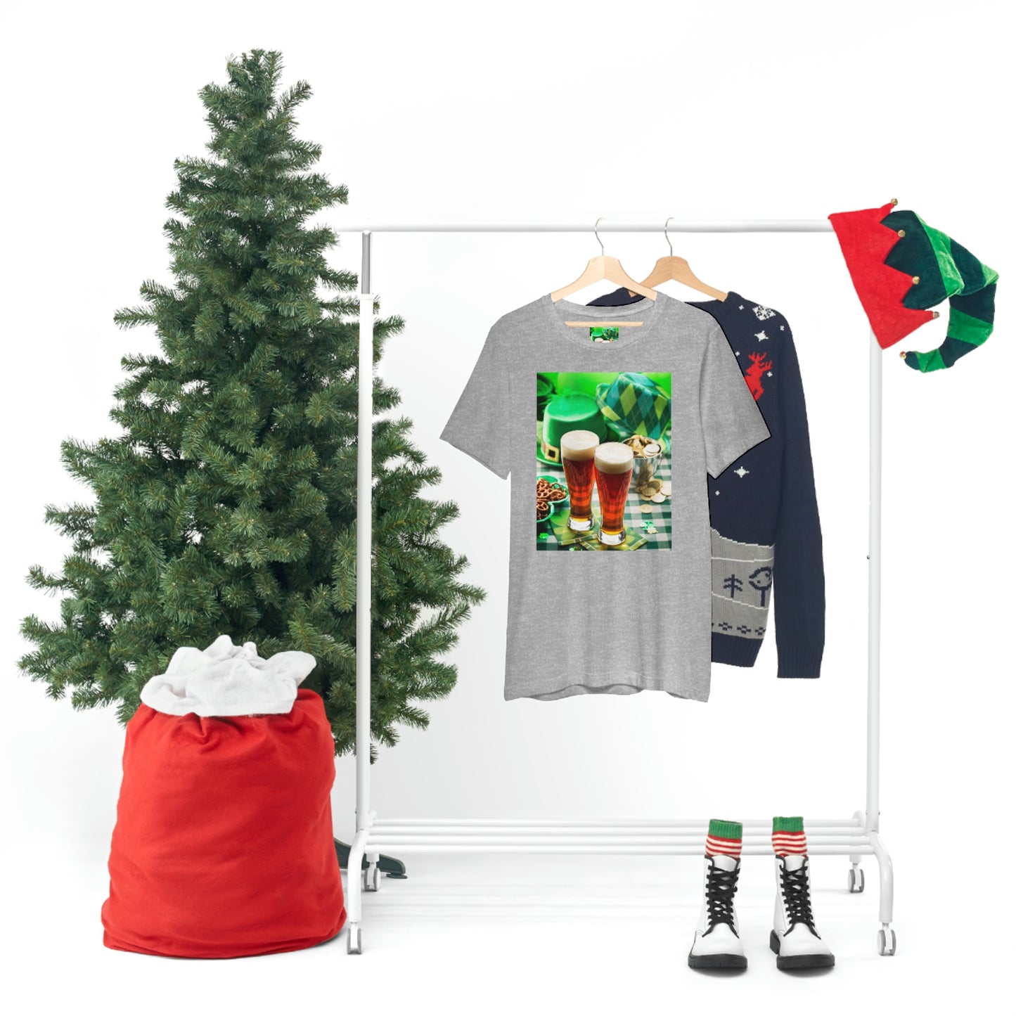 St Patrick's Black Unisex Jersey Short Sleeve Tee