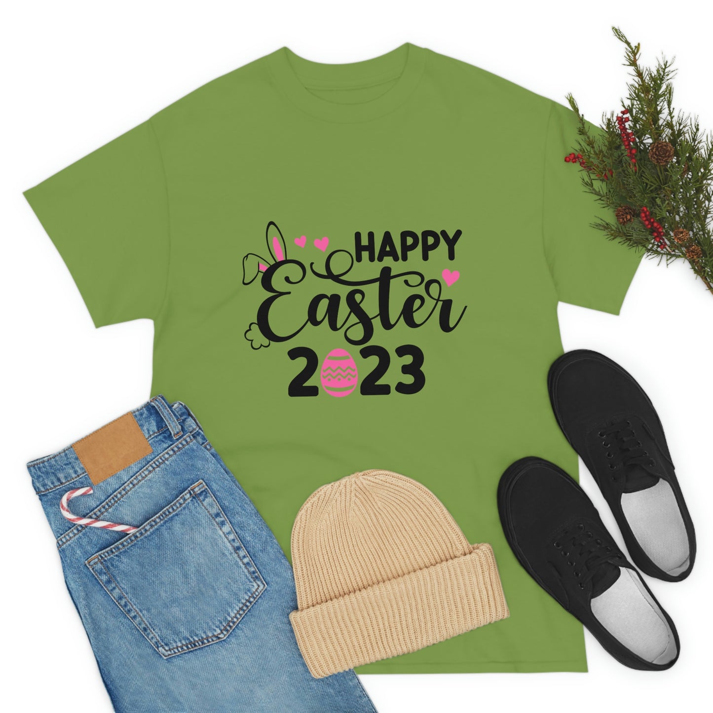 Happy Easter 2023 Unisex Heavy Cotton Tee