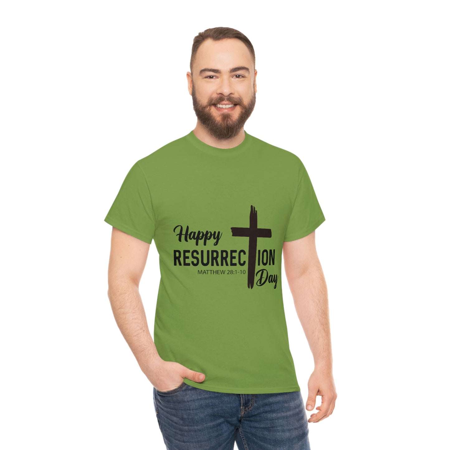 Happy Resurrection Day Unisex Heavy Cotton Tee