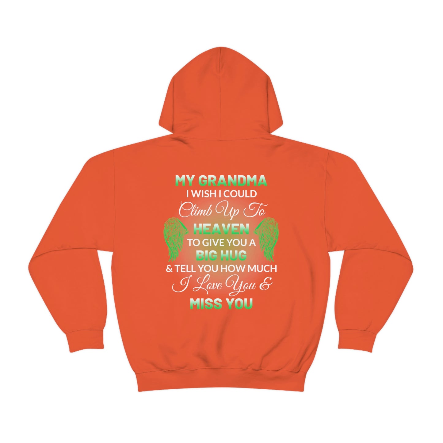 My Grandma I Miss You Unisex Heavy Blend™ Hooded Sweatshirt