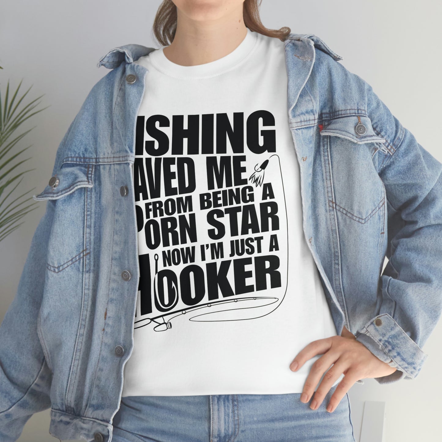 Fishing Save Me Unisex Heavy Cotton Tee