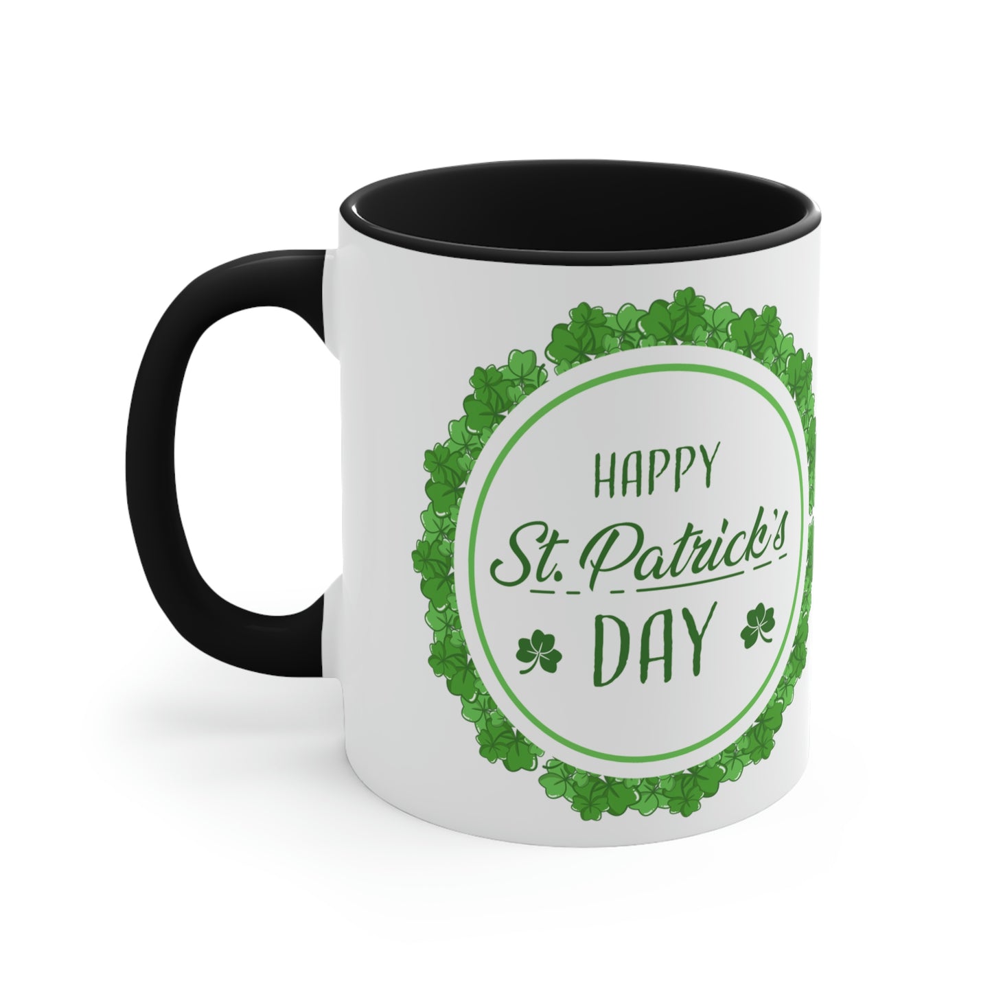 Happy St Patrick's Day Accent Coffee Mug, 11oz