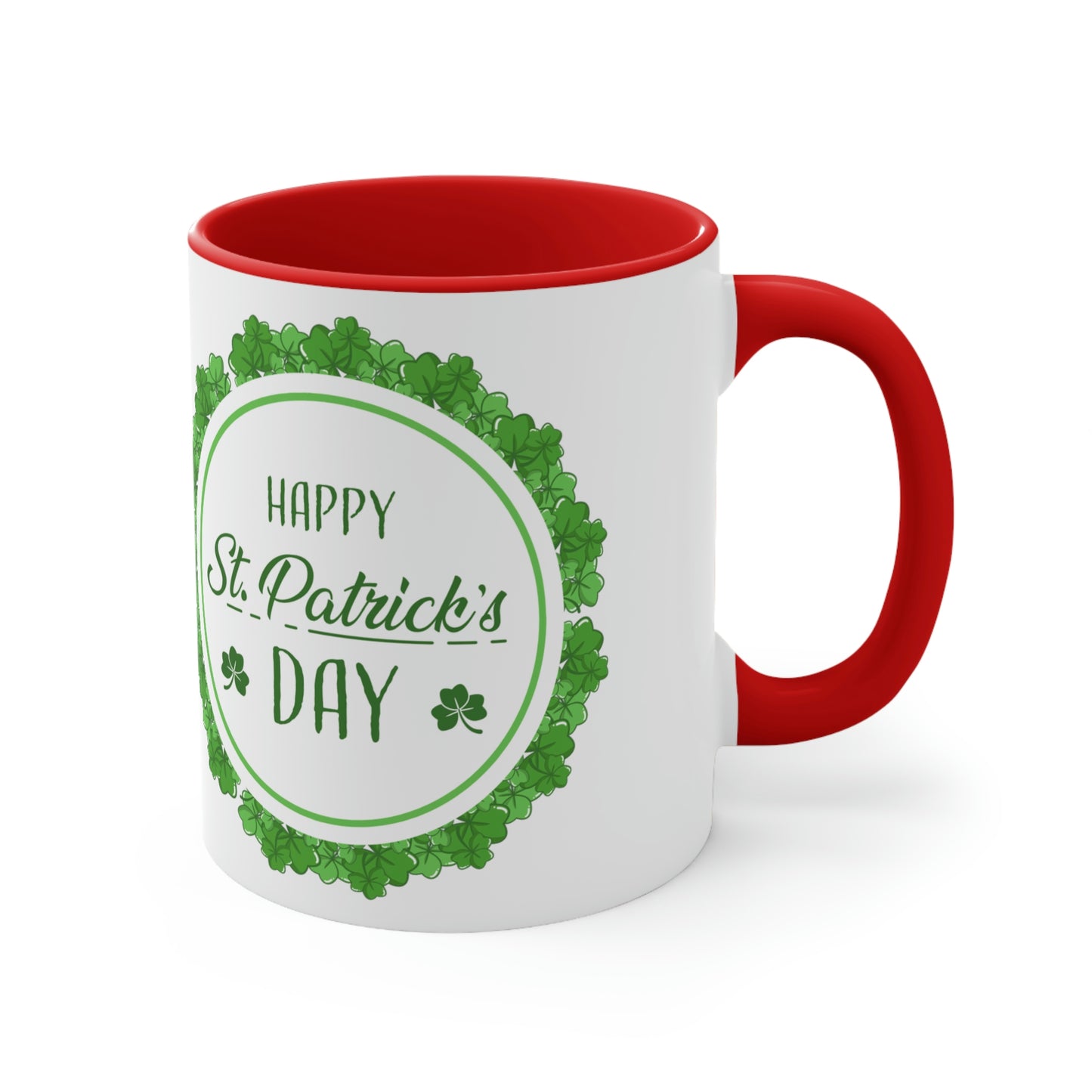 Happy St Patrick's Day Accent Coffee Mug, 11oz