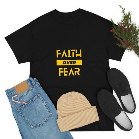 Faith Over Fear Unisex Heavy Cotton Tee