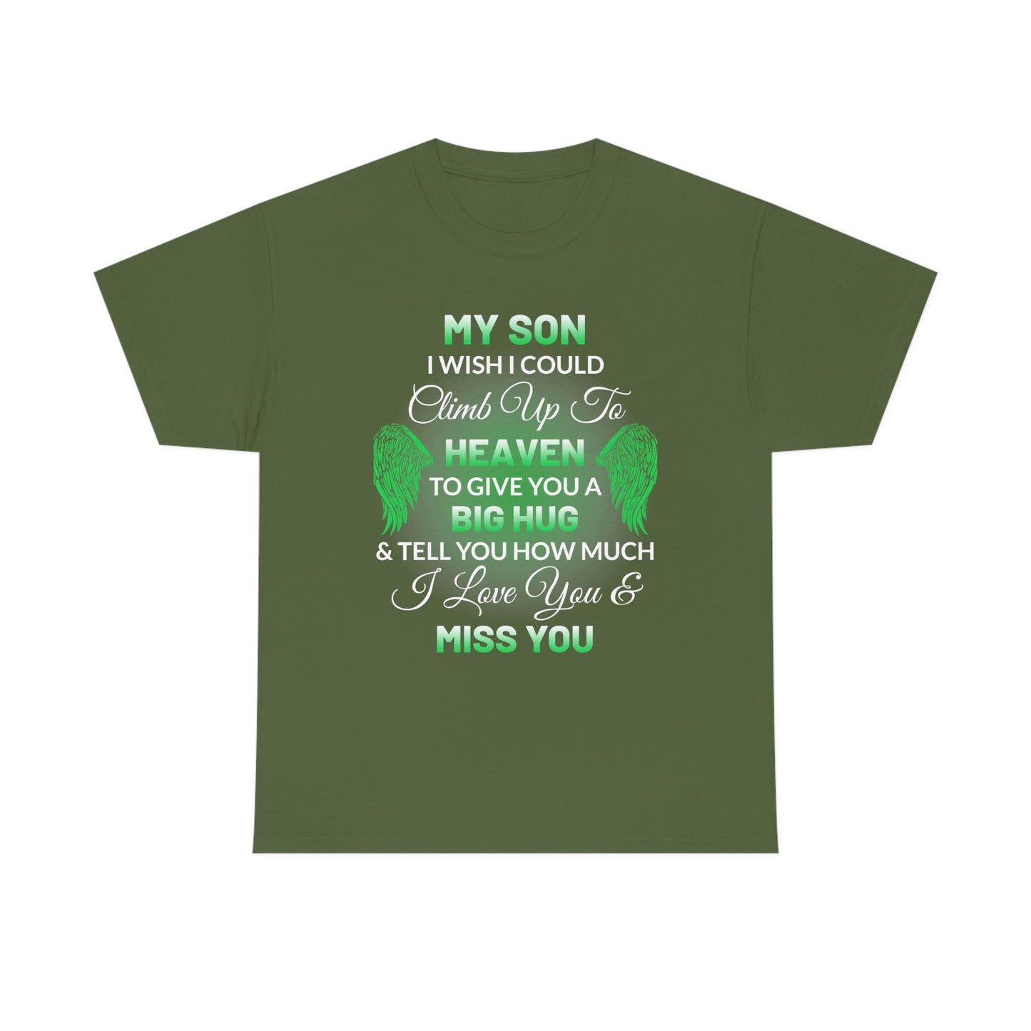My Son I Miss You Unisex Heavy Cotton Tee