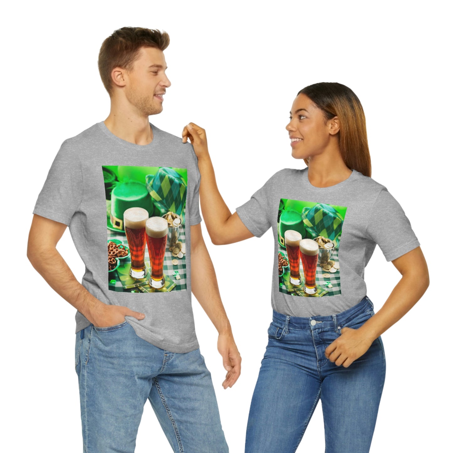 St Patrick's Black Unisex Jersey Short Sleeve Tee