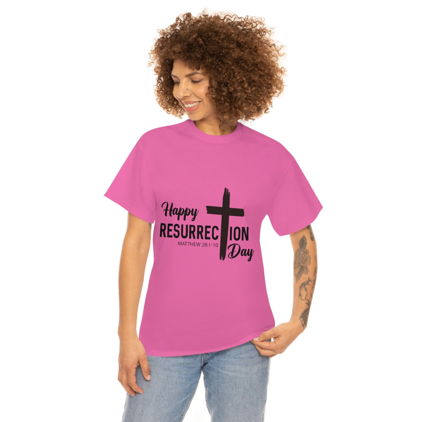 Happy Resurrection Day Unisex Heavy Cotton Tee