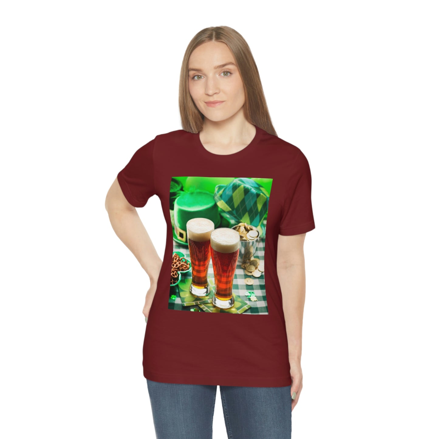 St Patrick's Black Unisex Jersey Short Sleeve Tee