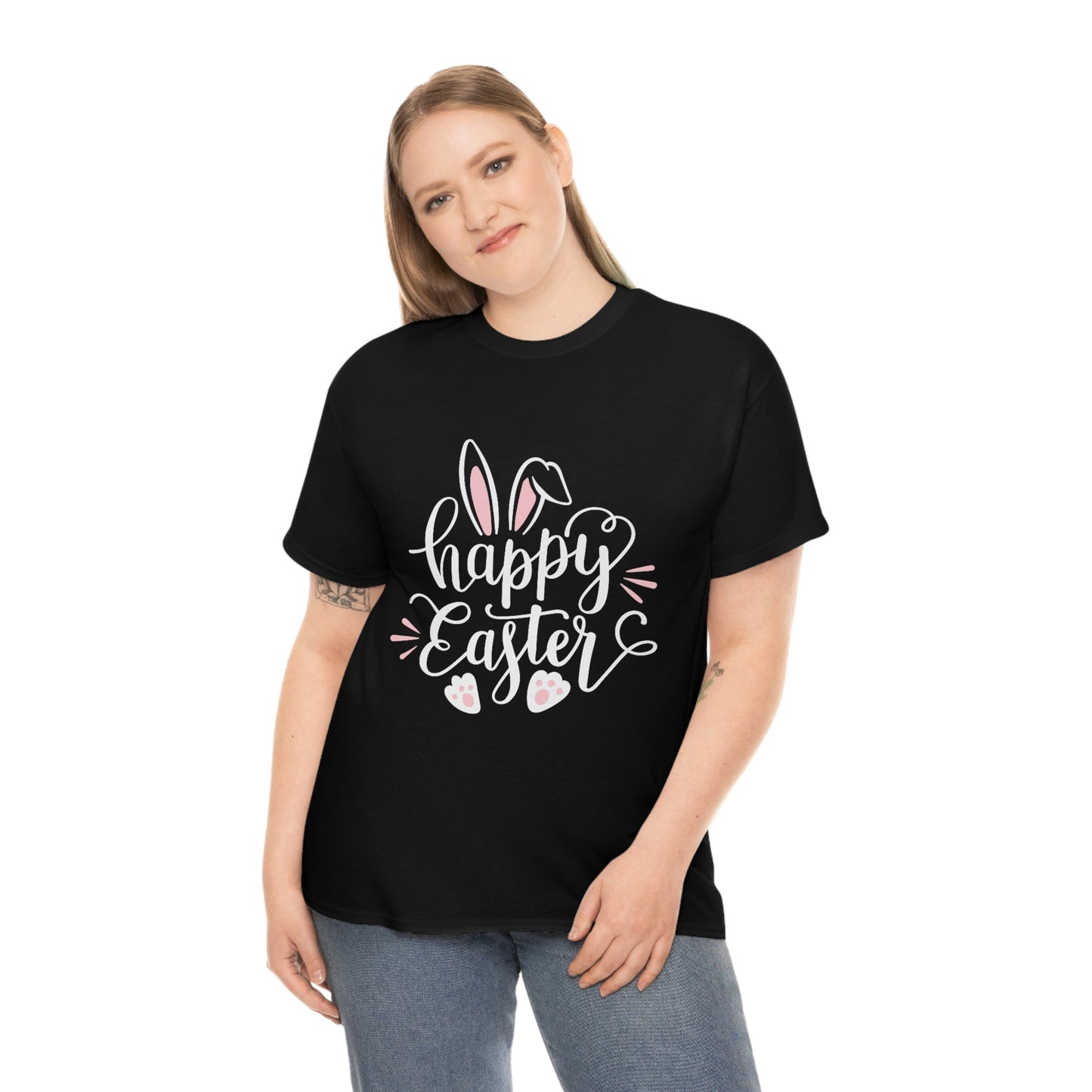 Happy Easter Bunny Unisex Heavy Cotton Tee