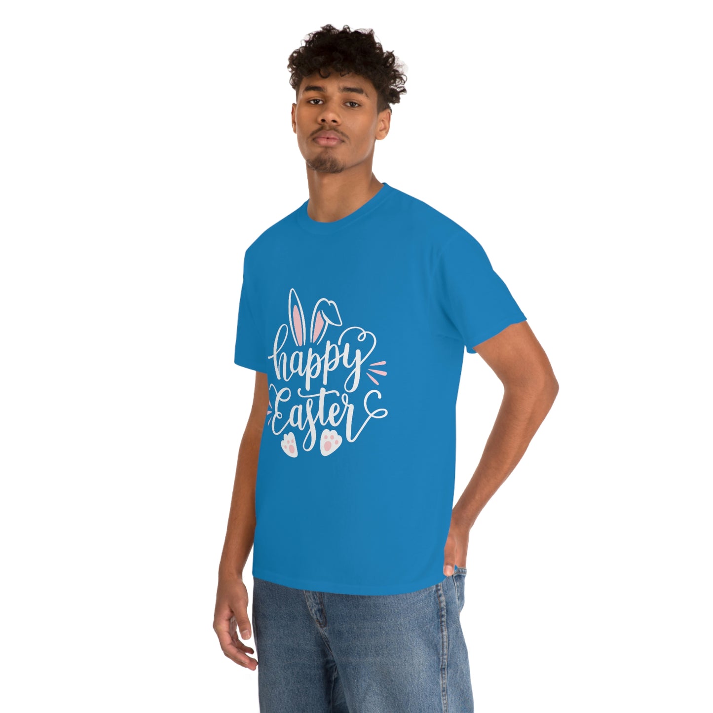 Happy Easter Bunny Unisex Heavy Cotton Tee