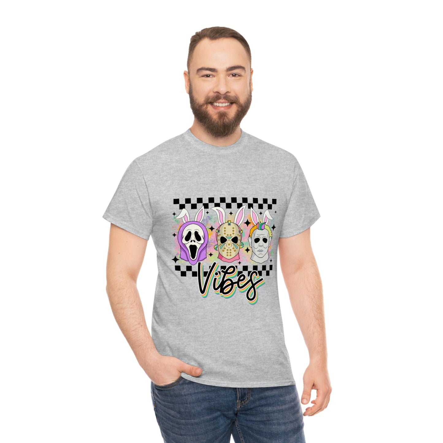 Horror Easter Vibes Unisex Heavy Cotton Tee