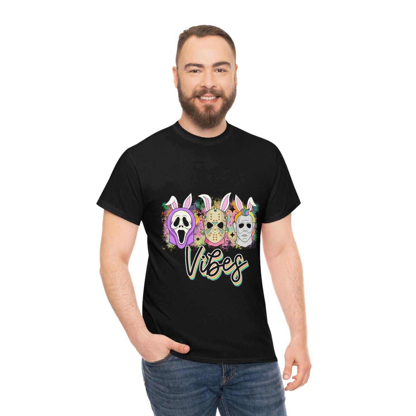 Horror Easter Vibes Unisex Heavy Cotton Tee