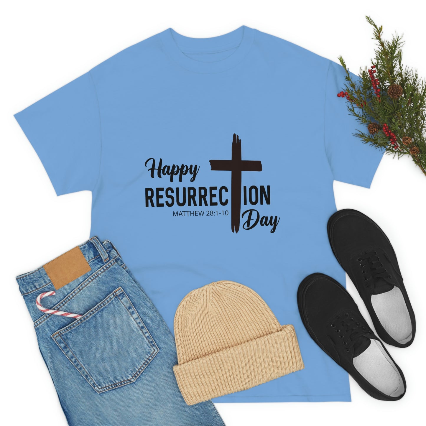 Happy Resurrection Day Unisex Heavy Cotton Tee