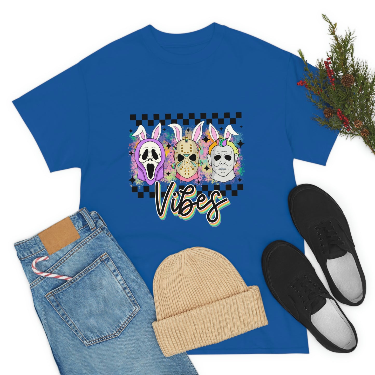 Horror Easter Vibes Unisex Heavy Cotton Tee