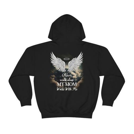 My Mom Walks With Me Unisex Heavy Blend™ Hooded Sweatshirt