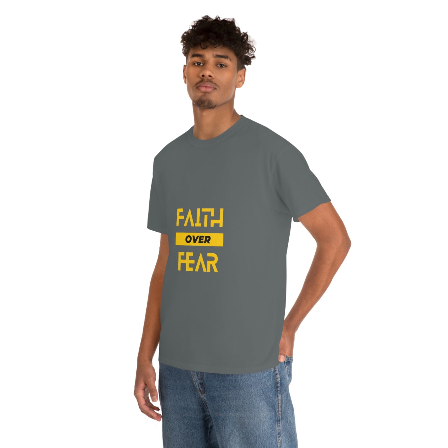 Faith Over Fear Unisex Heavy Cotton Tee