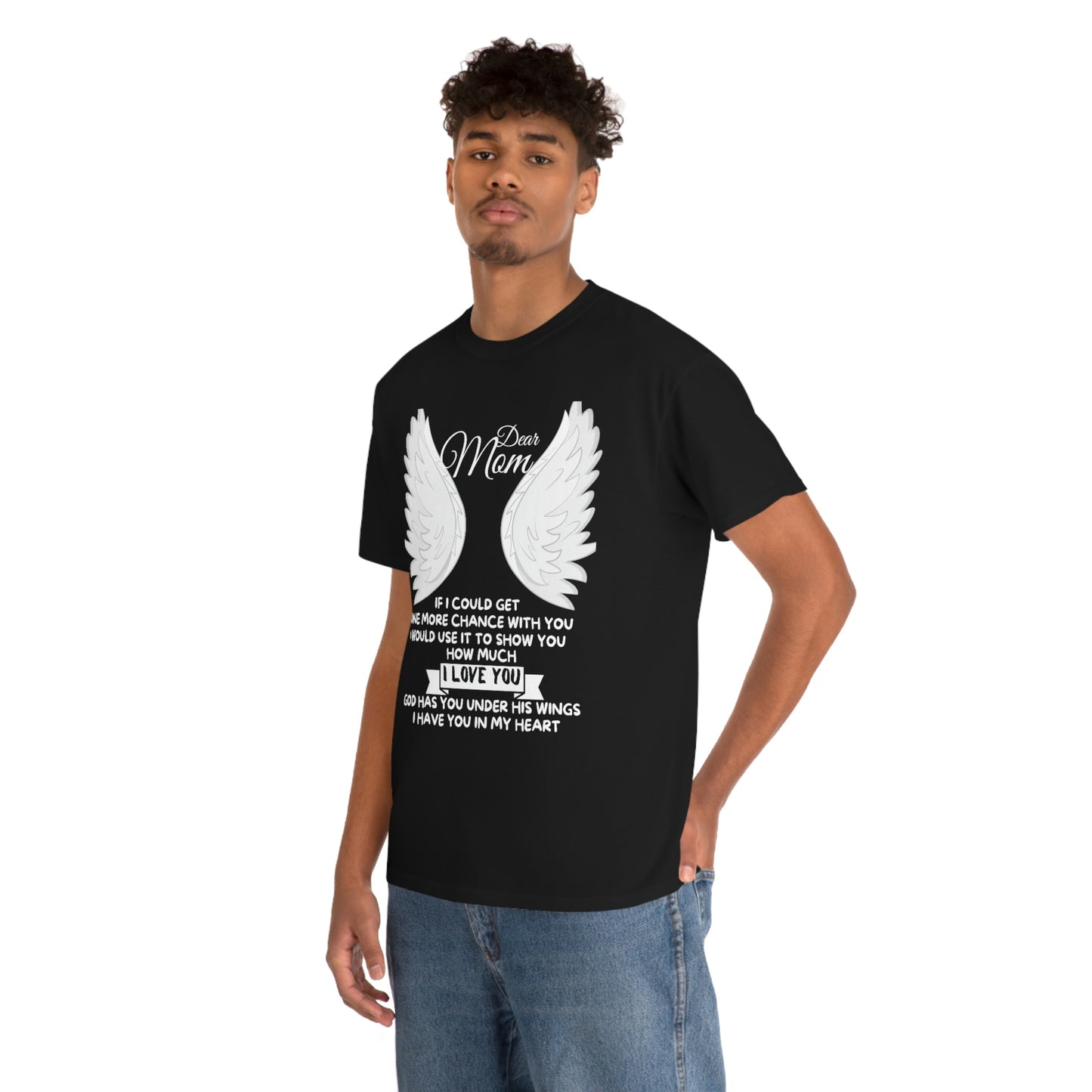 Dear Mom If I Could Get One More Chance Unisex Heavy Cotton Tee