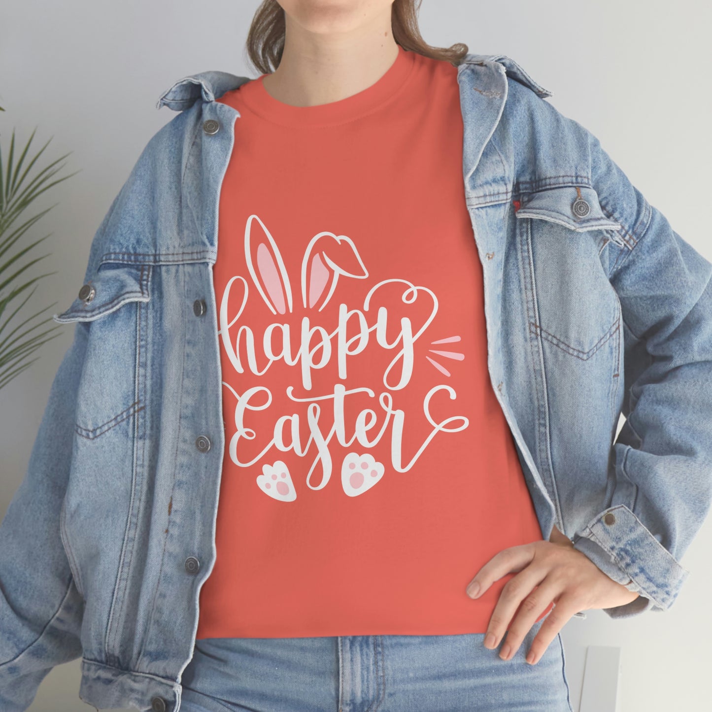 Happy Easter Bunny Unisex Heavy Cotton Tee