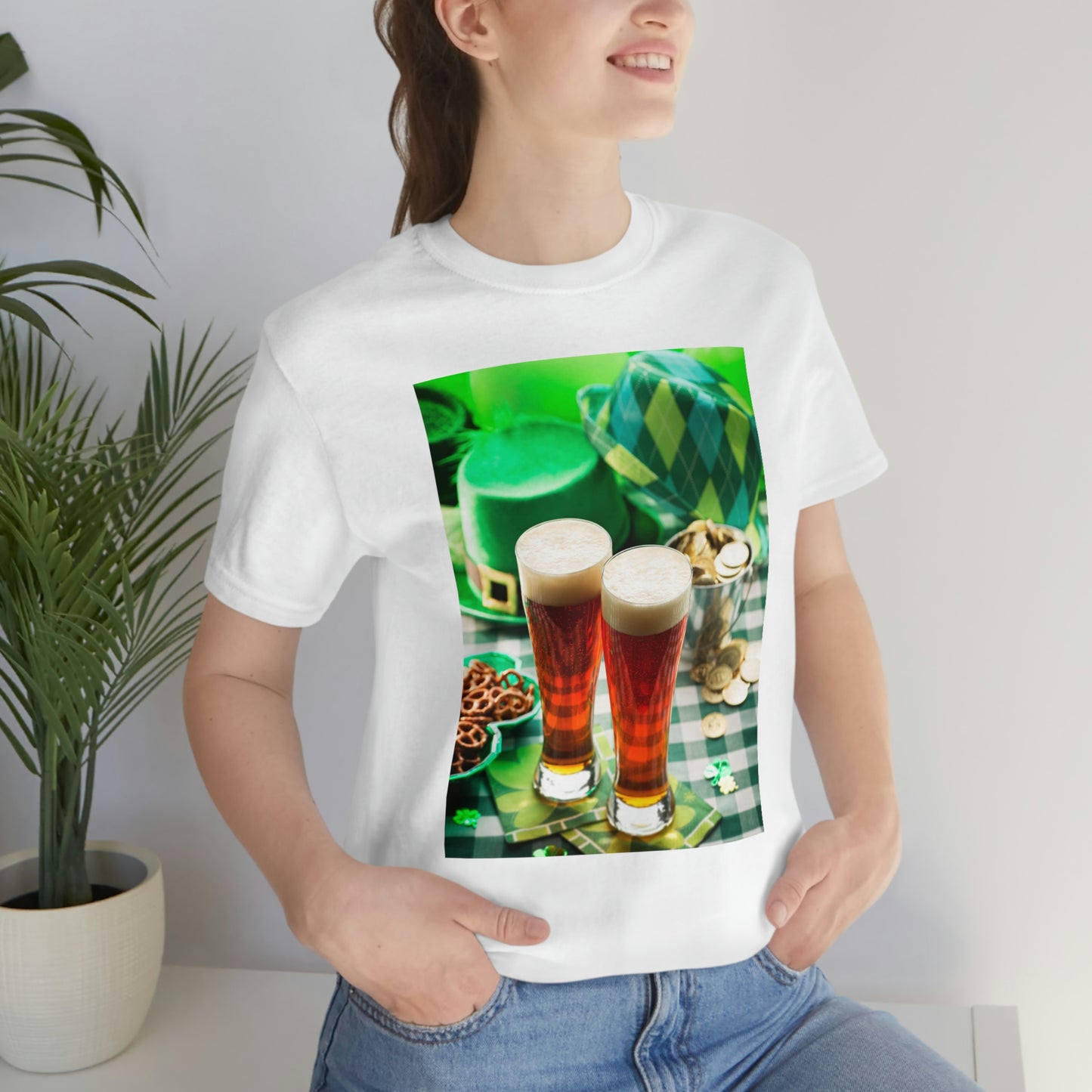 St Patrick's Black Unisex Jersey Short Sleeve Tee