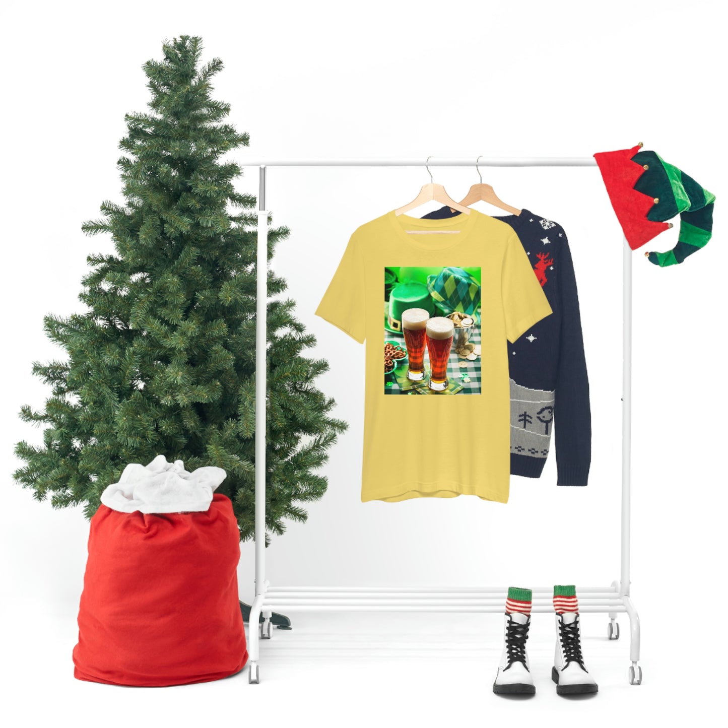 St Patrick's Black Unisex Jersey Short Sleeve Tee