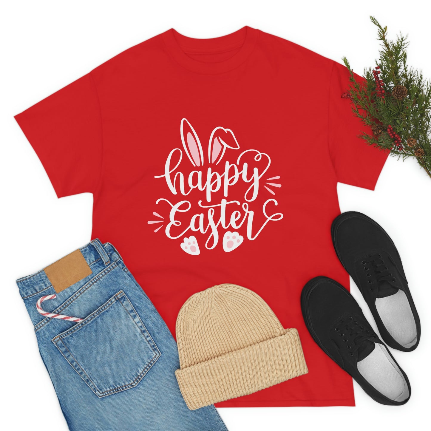 Happy Easter Bunny Unisex Heavy Cotton Tee