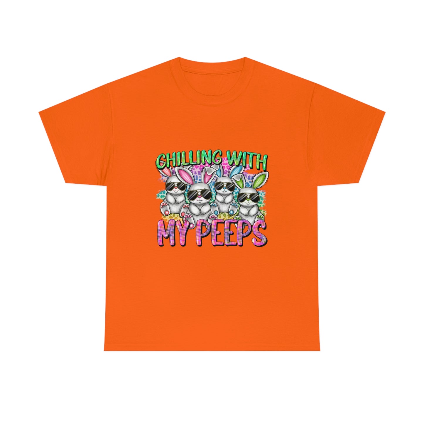 Chillin With My Peeps Unisex Heavy Cotton Tee
