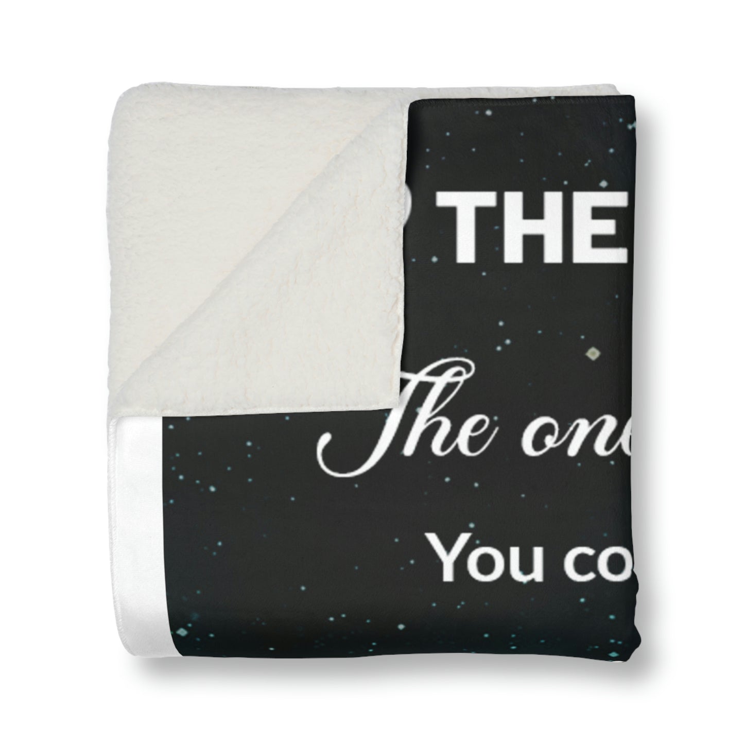 The Day I Met You Personalized Sherpa Blanket