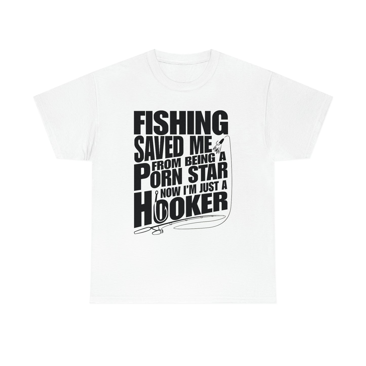 Fishing Save Me Unisex Heavy Cotton Tee