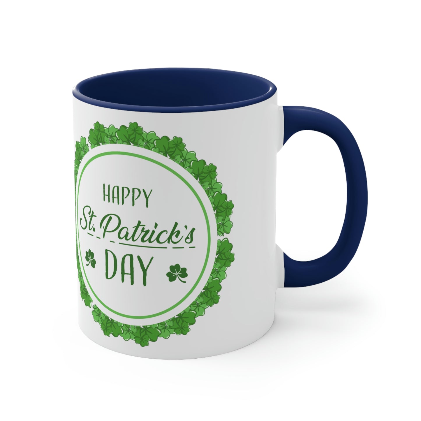 Happy St Patrick's Day Accent Coffee Mug, 11oz