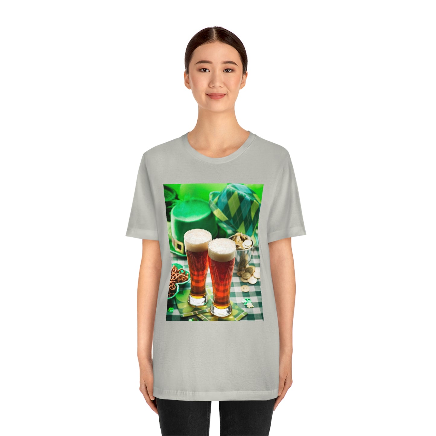 St Patrick's Black Unisex Jersey Short Sleeve Tee