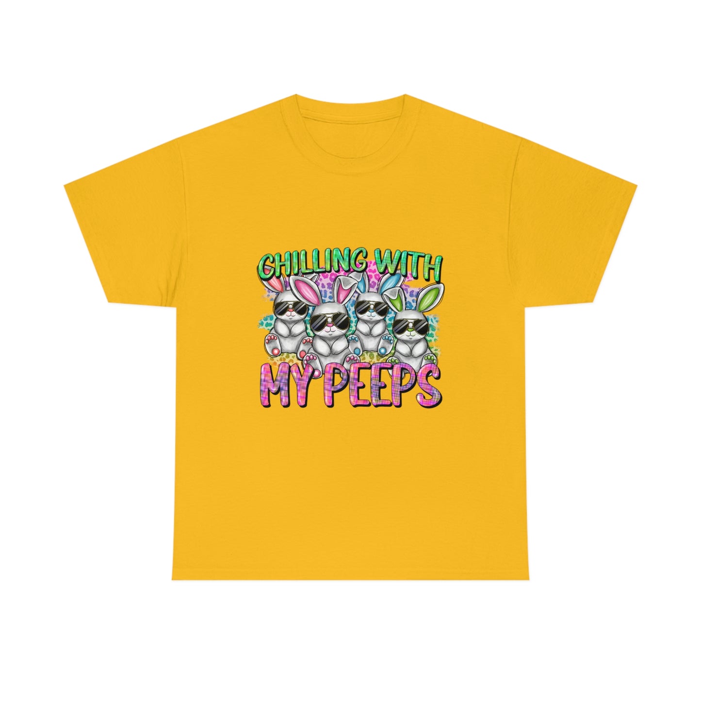 Chillin With My Peeps Unisex Heavy Cotton Tee