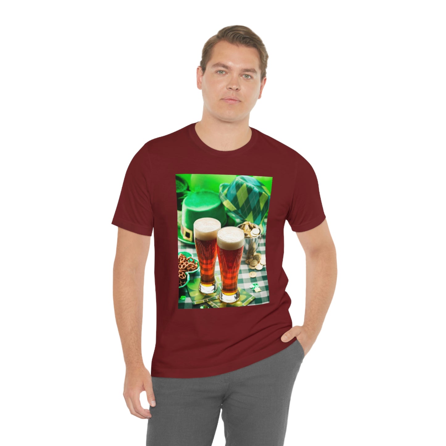 St Patrick's Black Unisex Jersey Short Sleeve Tee
