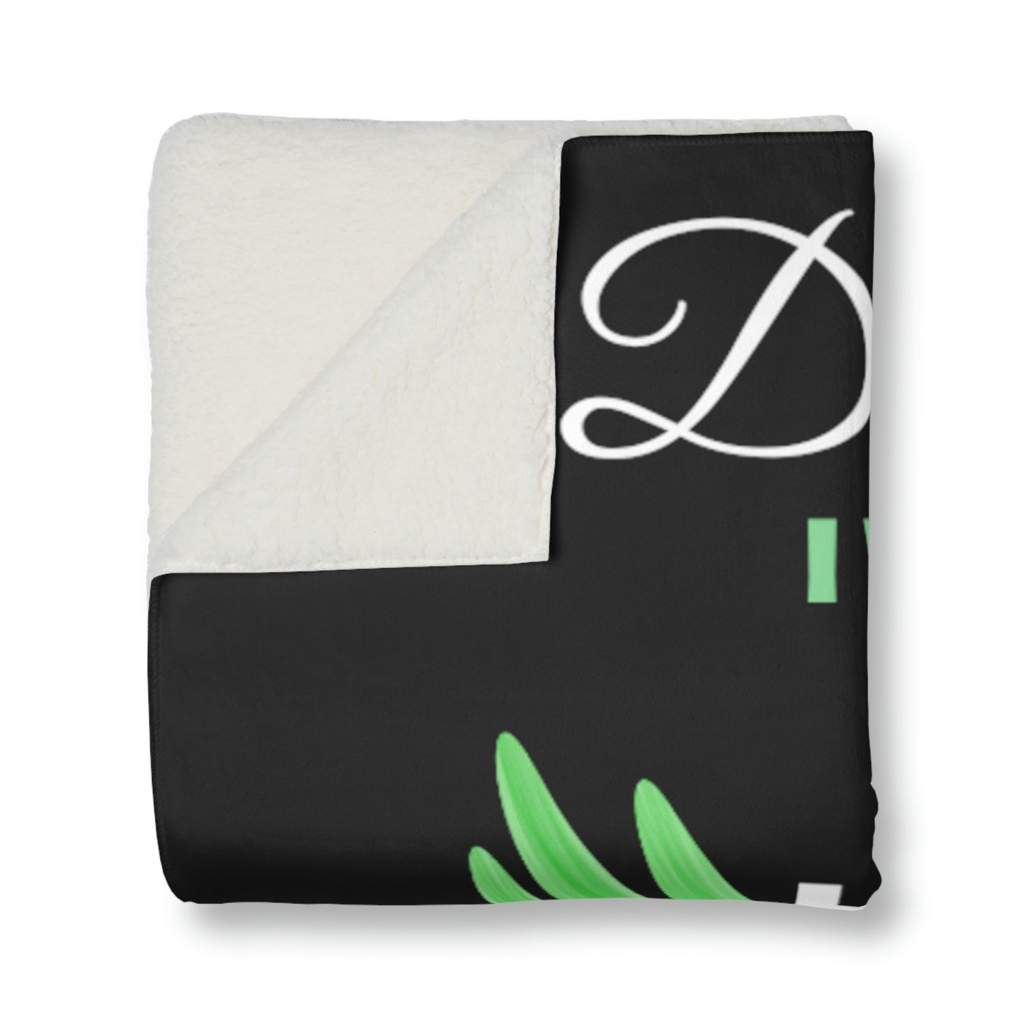 Dear Mom I Wish I Could Climb Up To Heaven Sherpa Blanket 60"x 80"