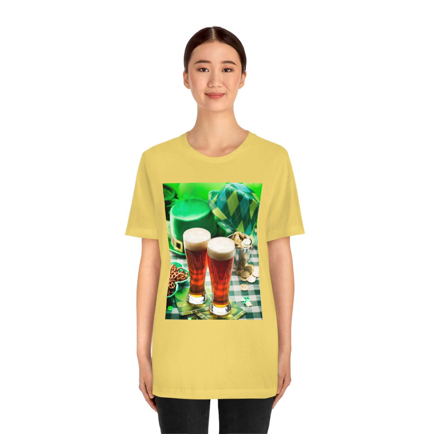 St Patrick's Black Unisex Jersey Short Sleeve Tee
