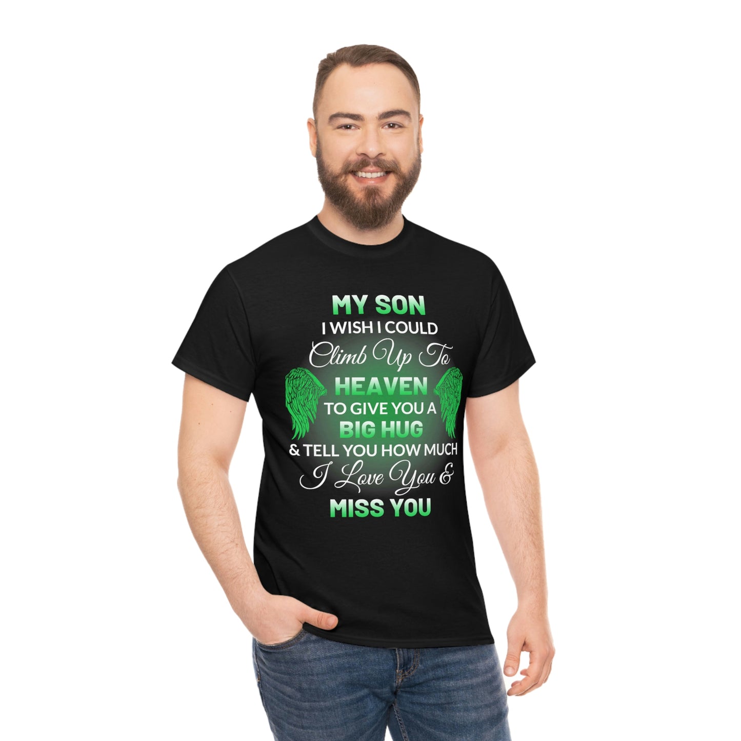 My Son I Miss You Unisex Heavy Cotton Tee