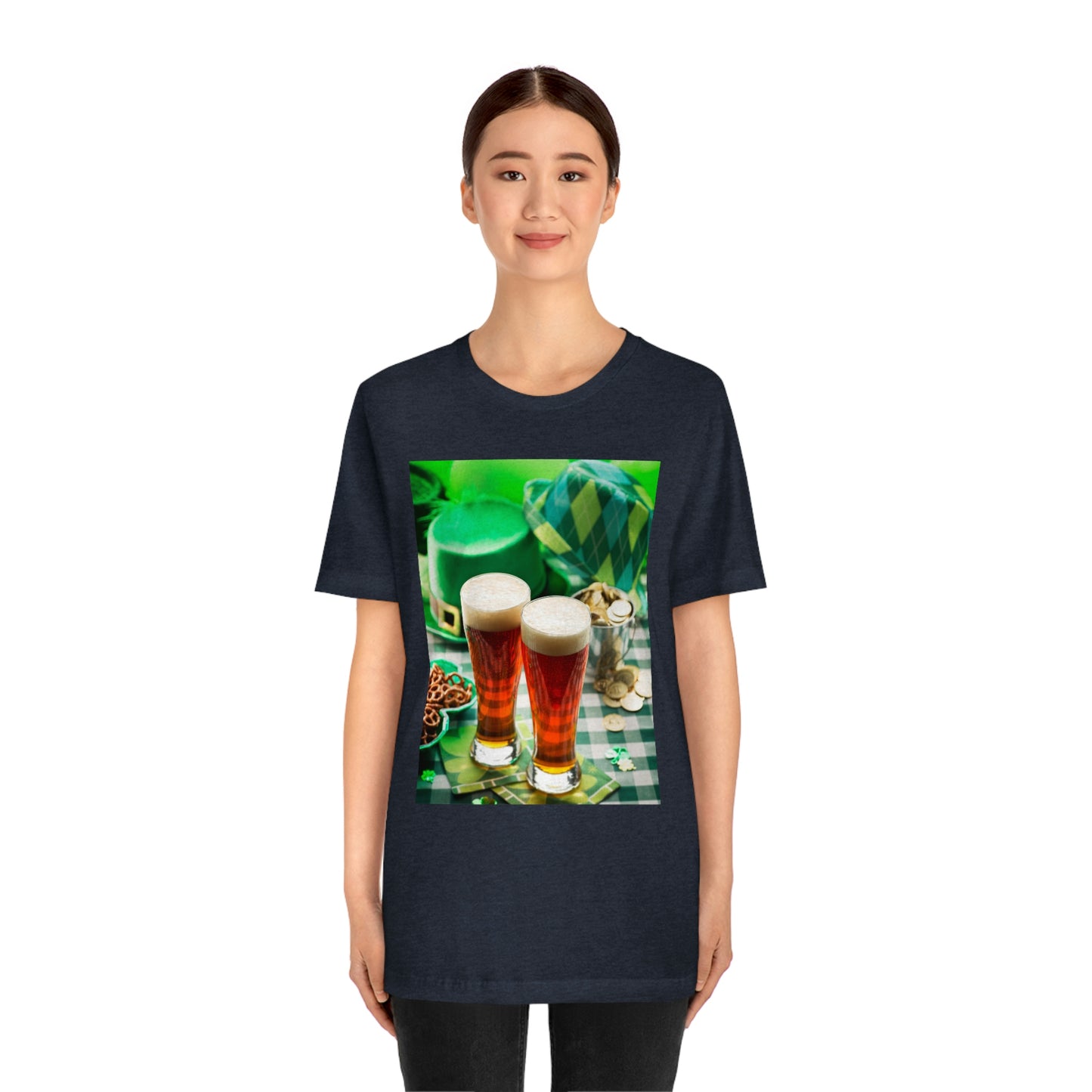 St Patrick's Black Unisex Jersey Short Sleeve Tee