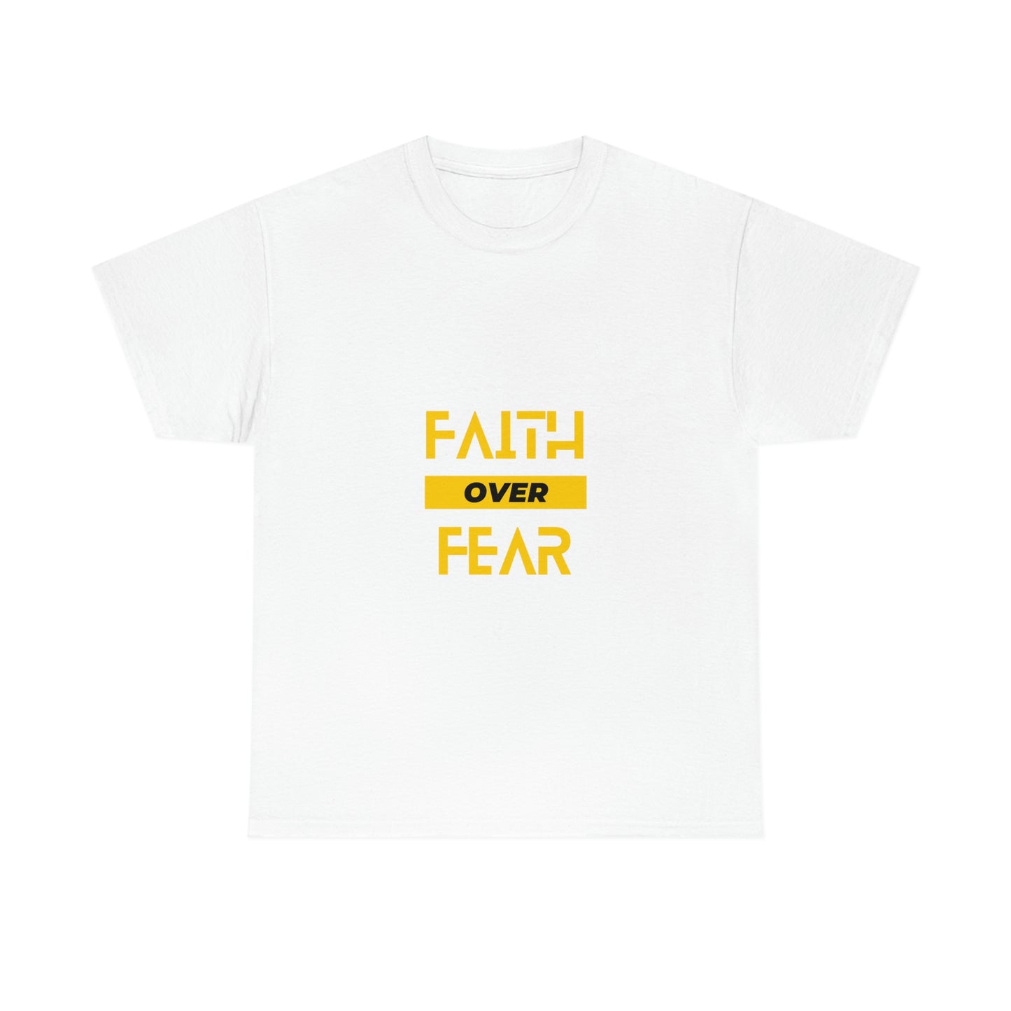 Faith Over Fear Unisex Heavy Cotton Tee
