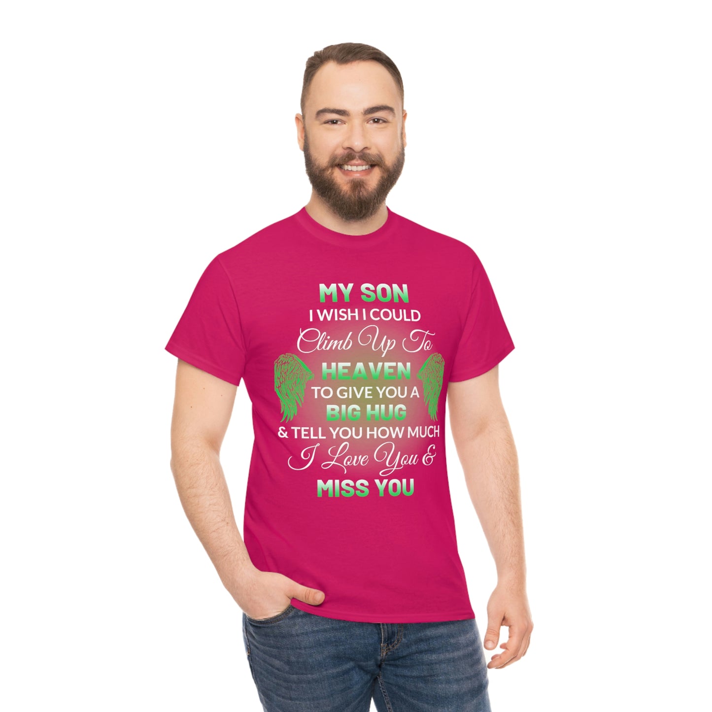My Son I Miss You Unisex Heavy Cotton Tee