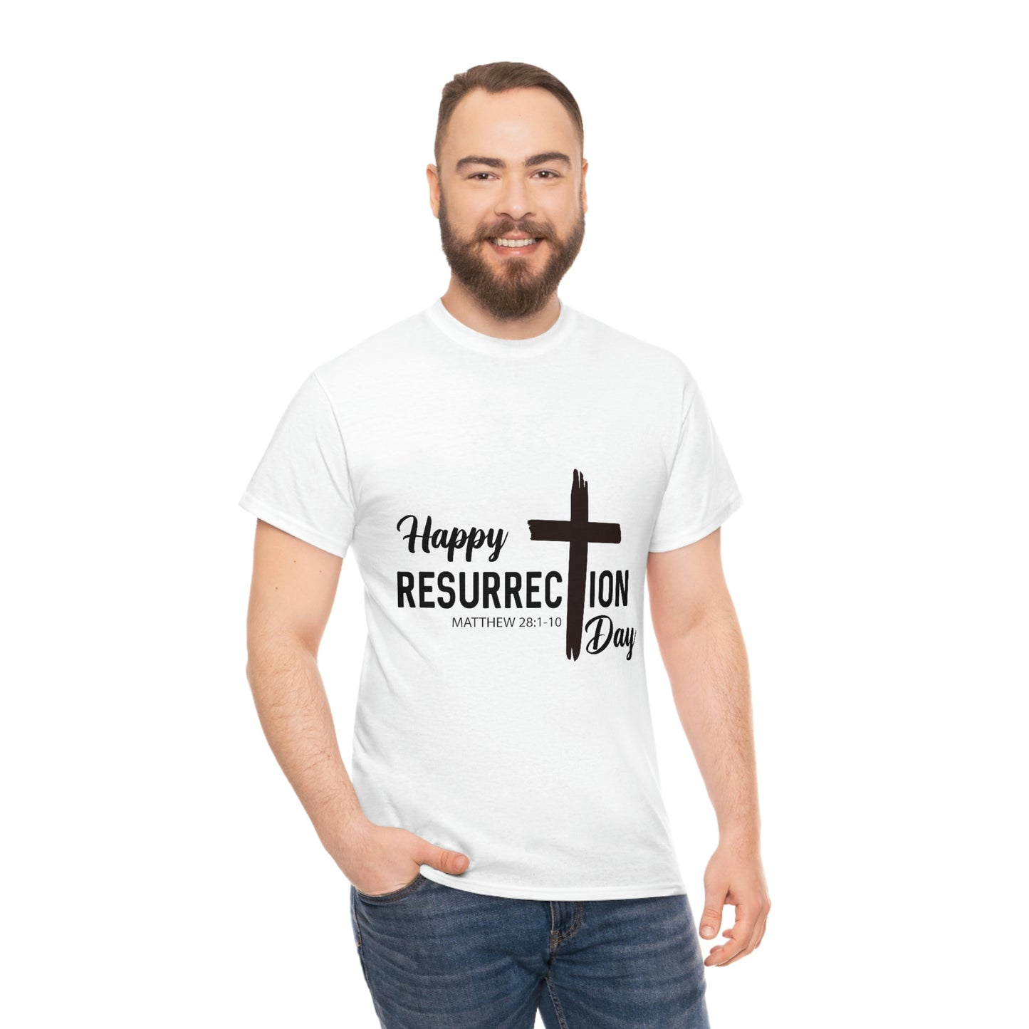 Happy Resurrection Day Unisex Heavy Cotton Tee