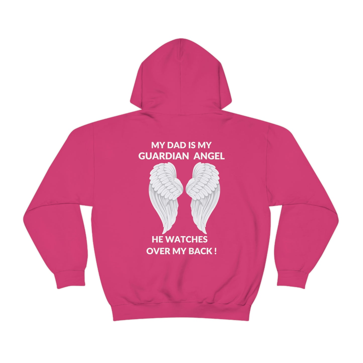 My Dad Is My Guardian Angel Unisex Heavy Blend™ Hooded Sweatshirt
