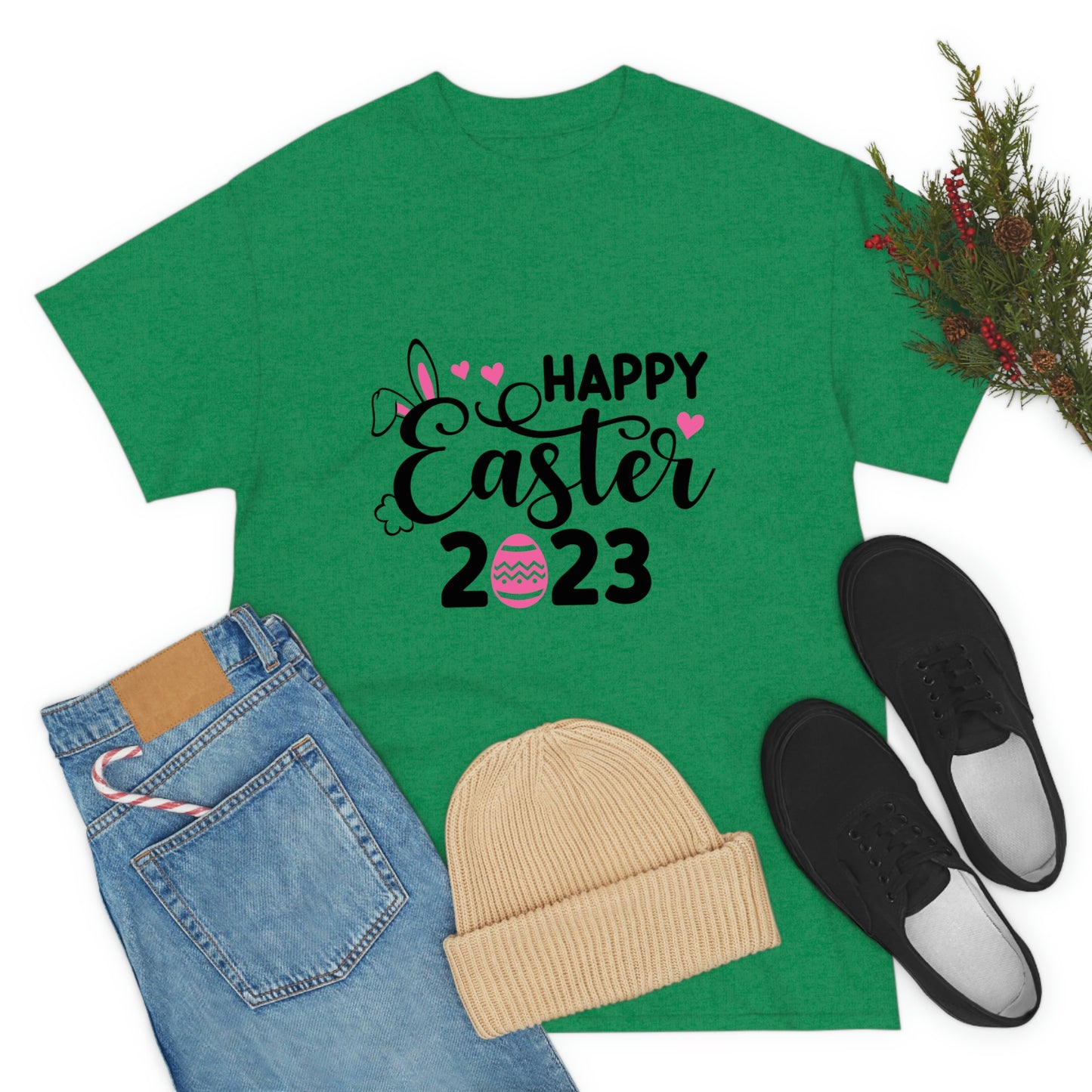 Happy Easter 2023 Unisex Heavy Cotton Tee