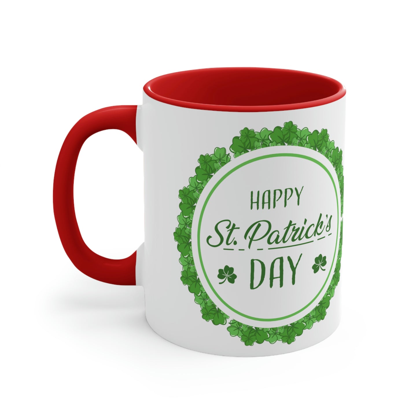 Happy St Patrick's Day Accent Coffee Mug, 11oz