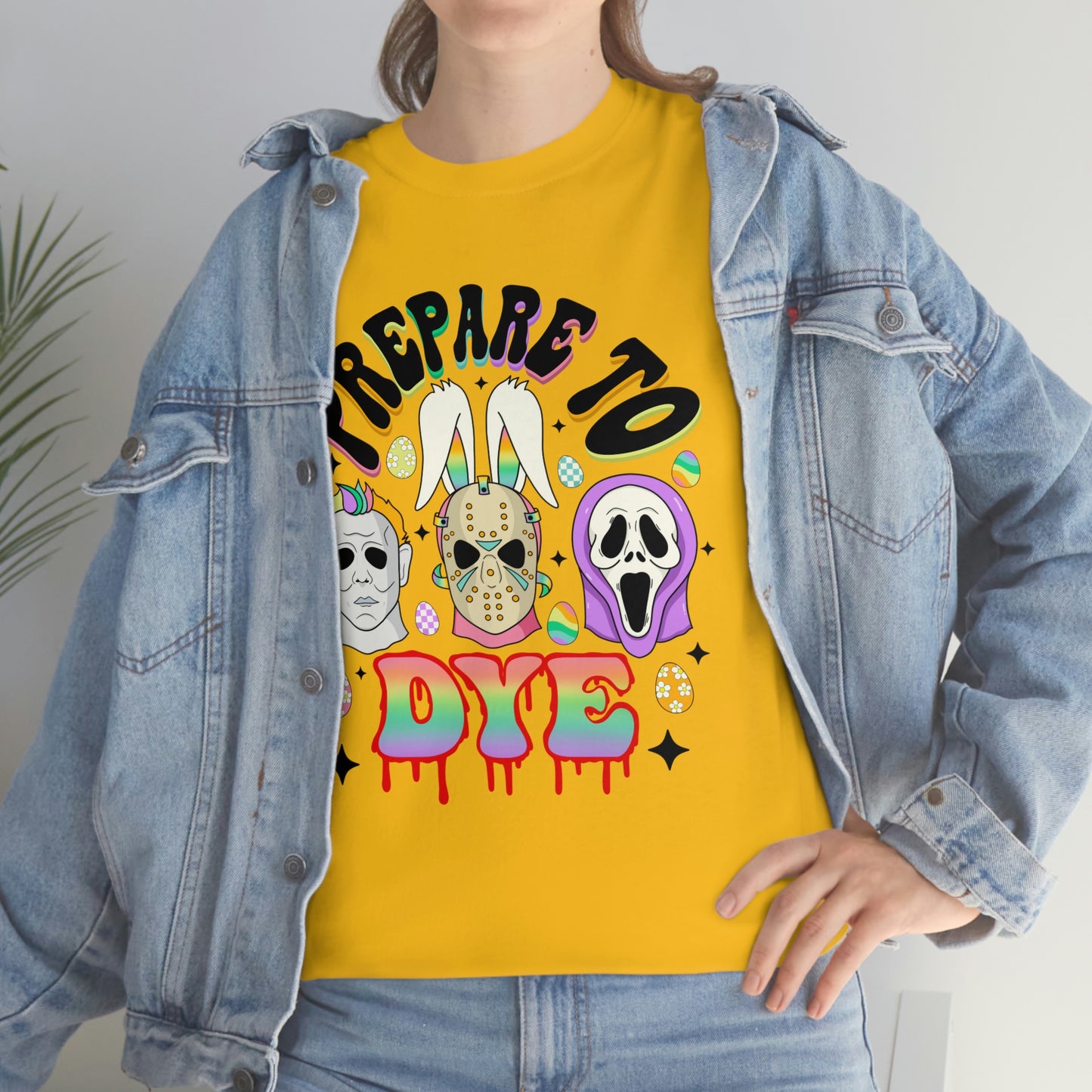 Prepare To DYE  Easter Unisex Heavy Cotton Tee