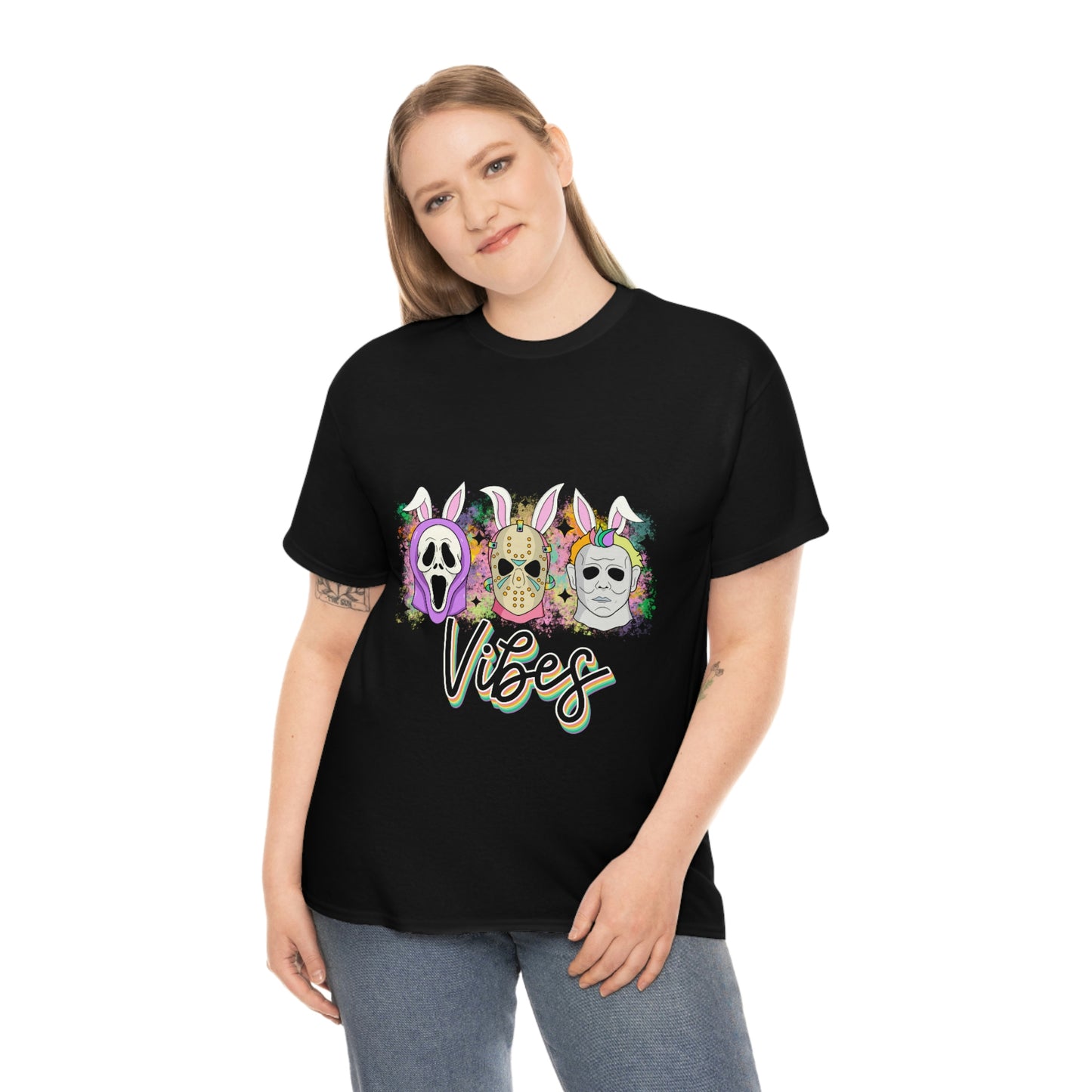 Horror Easter Vibes Unisex Heavy Cotton Tee