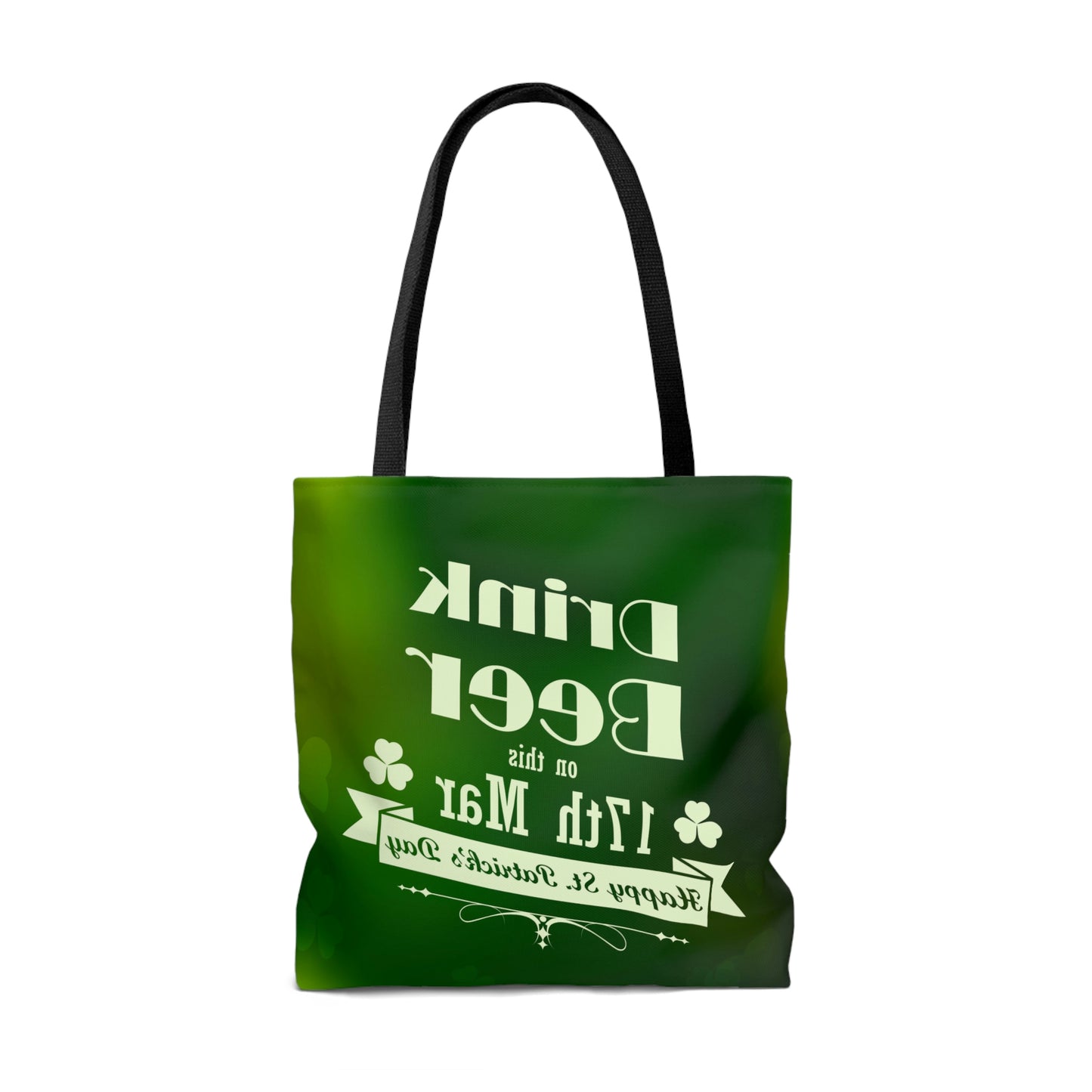 St Patrick's Day Drink Beer AOP Tote Bag